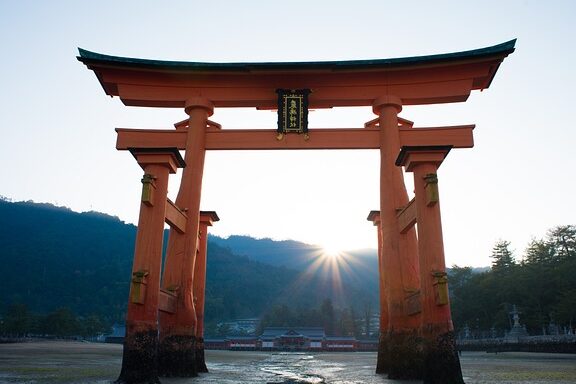 Le relooking de la toori de miyajima